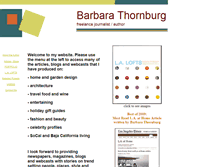 Tablet Screenshot of barbara-thornburg.com